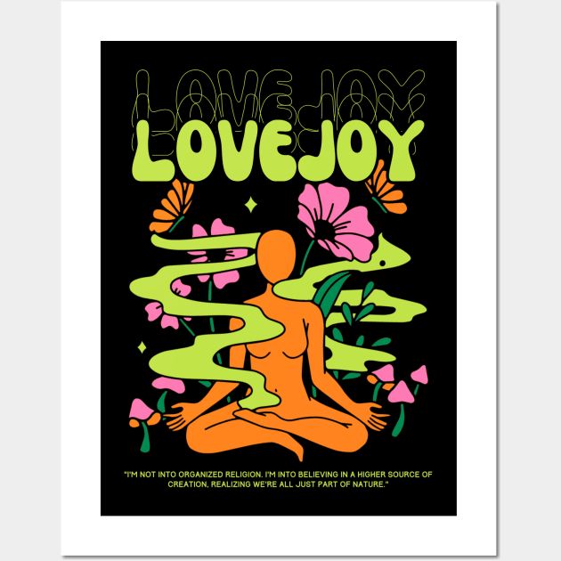 Lovejoy // Yoga Wall Art by Mamamiyah